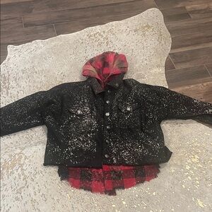 Black and Red Plaid Jacket
